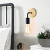 Настенный светильник в стиле ретро, прикроватный винтажный светильник для спальни, гостиной, бра E27, промышленное внутреннее освещение