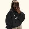 Hoodies Hoodies Hoody Mens Streetwear Hoodie عرض رسائل أزياء رسائل من النوع الثقيل للسيدات بالهيب هوب مقنع