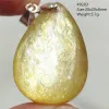 Pendentifs Or naturel lépidolite Quartz Flash Tourmaline pendentif bijoux collier jaune Mica femme hommes perles claires cadeau de mode AAAAAA