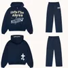 Trainingspakken voor heren, streetwear, Broken Planet Y2K-pak, herenhoodie, joggingbroek, tweedelige set, hiphop, cartoon bladerdeegprint, sweatshirtbroek