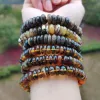 Bangles 11g Baltic Plant Amber Bracelet for Women Gift Unique Handmade Irregular Green Beads New Natural Stone Jewelry Factory Wholesale