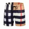 Designer Shorts Zomer Nieuwe Geruite Heren Strandshorts Broek Casual Grote Maat Sneldrogende Broek 240221