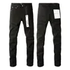 Men's Designer Purple Jeans Slim Skinny Pencil Pants Slimming Man Eiated Trousers Amires Jeans Zipper Pocket Classic Pant Grey Jean Bootcut Handsome Go Walk