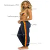 Damesbroeken Mode Europa-VS-stijl Joggingbroek Dames Elastische taille Regenboog Gestreept Slanke kleine voet Sport