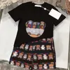 Kinderen T-shirt shorts met korte mouwen katoenen set 2023 Zomer Nieuwe Westerse Mode Pioneer Jongens en Meisjes Set Trend