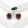 Spille Alla moda Deliziosa Ciliegia Per Le Donne 2 Colori Bellezza Frutta Ufficio Spilla Per Feste Amanti Dei Gioielli Regalo Zaino Accessori