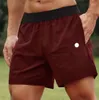 Short de sport de Yoga pour hommes, Fitness en plein air, séchage rapide, couleur unie, décontracté, pantalon de course, loisirs de rue