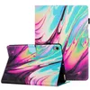 Mini6 Marble Leather Wallet Tablet Cases For Ipad Mini 6 Mini 5 4 3 2 1 Mini5 Samsung Table A9 A7 Lite T220 T225 Rock Stone Grain Bling Card Slot Flip Cover Holder Pouch