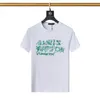 T-Shirt für Damen und Herren, Designer-T-Shirt mit Buchstaben-Aufdruck, T-Shirt aus 100 % Baumwolle, Rundhalsausschnitt, kurze Ärmel, Sommer, lässig, Unisex, Oberteile, modische Kleidung, 2 Farben, M-3XL