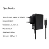 Ładowarki 15V 2.6A Szybkie ładowanie adapter AC dla Nintendo Switch Quick Charger Nintend Switch Lite Dock/ kontroler Wsparcie TV Tryb Tryb