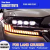 Front Lamp For Toyota Land Cruiser LC200 LED Headlight 16-20 Daytime Running Lights Streamer Turn Signal Indicator Headlights Assembly