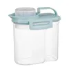 Storage Bottles Rice Container Dry Food 1PCS Dustproof Bucket Box Safe With Measuring Cup
