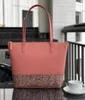 KS Glitzer-Einkaufstasche, funkelnder Designer-Stil, hochwertige Damen-Handtasche, Damen-Griff-Tragetaschen, einfache, lässige Einkaufstasche, einfarbig, Luxus-Umhängetaschen