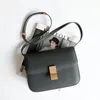 Evening Bags Genuine Leather Tofu Luxury Designer Women Crossbody Purse Quality Brand Bag Ladies Small Shoulder Messenger