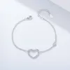 Armbanden Fashion Double Heart Armband 925 Sterling Silver Luxury Mother's Love Gift Armband