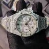 Orologio di lusso Rlx Diamond Watch La personalizzazione della pietra può superare l'orologio impermeabile con movimento meccanico automatico da uomo