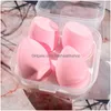 Schwämme, Applikatoren Baumwolle 2021 Neue 4 Stück Makeup Foundation Sponge Blender Blending Cosmetic Puff Flawless Smooth Make Up Drop Deliv Dhcdy