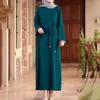 Ropa étnica Vestidos musulmanes para mujeres Manga larga 5x Tall Hijab Set Gasa