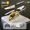 Electric/ RC Aircraft Metal Alloy RC Helicopters 3.5Ch 2,5Ch Red/ Blue/ Gold/ Silver Remote Control Plane laddningsbar USB -laddning