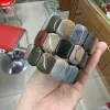 Brangles aaaa Natural Alashan Agate Jewels Bracelet Energy Stone Bangle pour femme et homme en gros!