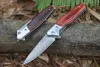 New Arrival A2250 Flipper Folding Knife VG10 Damascus Steel Blade Rosewood with Steel Head Handle Outdoor Ball Bearing Washer Fast Open Folder Knives