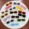 Sunglasses Retro Rectangle For Women Men Trendy Fashion Candy Color Y2K Sun Glasses Vintage Shades UV400 Protection