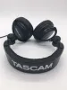 Kopfhörer Tascam TH02, geschlossener, vielseitig einsetzbarer, faltbarer Studiokopfhörer. Schwarzes, professionelles Head-Headset für Studio-Aufnahmemonitore