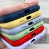 Custodia Silcione ufficiale classica per iPhone 15 Plus 14 13 12 11 Pro Max Cover in silicone liquido Candy Color Coque Capa per Apple iPhone Cover protettiva per paraurti posteriore