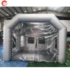 wholesale 10x6x4mH (33x20x13.2ft) With blower free door shipping portable inflatable spray booth for car paint, giant inflatable spray tent with filter system