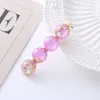 Hair Accessories Korean Shiny Gold Dot Color Round Semisphere Clips For Girl Kids Cute Fairy Elegant Designer Hairpin Fashion