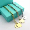 Luxury Fashion Designer Necklace Bracelet Set Love Pendant Necklace Designer Jewelry Set Women Necklace Women Bracelet Three Colors