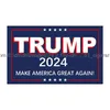 Banner Flags New Trump 2024 Make America Great Again Flag 3X5Ft Campaign Party Speech Activity Banner Drop Delivery Home Garden Festiv Dhf5P