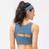 Diseñadores Lulu Lemen Scuba Ropa interior de yoga para mujer Luluemon Everlux Sujetador de tren con corte frontal Deportes clásicos Yoga Top deportivo Lululemen para mujer Everlux Transpirable 554