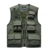 And Workwear Men's Spring Autumn Multiple Pockets, Pographer Fishing Tactics Vest, Summer Director's Vest 782536