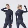 Long Sleeve Sports Jacket Women Zip Fitness Yoga Shirt Winter Warm Gym Top Activewear Running Coats Workout Clothes For Cycling