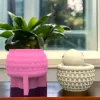Ausrüstungen Kranzmädchen Vase Silikonform Duft Zement Orament Hausgemachte DIY Blumenkapsel Schimmelhalterhalter Harzform Handwerk