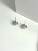 Stud Earrings Light Luxury Love Set In Pure Silver With Artificial White Diamond Versatile And Unique Elegant Design