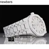 SuperClone Ap Diamond Diamonds Watch Pass Test Movimento de quartzo vvs Iced Out Sapphire Watch Mosonite Diamond Factory Ua2c Vvs Moissanite Custom Out Bust Down para M