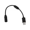 Кабели, 100 шт., черный, серый USB-кабель, адаптер, замена шнура для проводного игрового контроллера Xbox 360, дропшиппинг