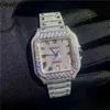 Diamants AP Watch Apf Factory Vvs Iced Out Moissanite Peut passer un test de luxe Diamants Quartz Mouvement Iced Out Sapphire Stone Personnalisation Can the Mechanical13D3