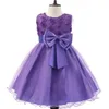 Flickans klänningar Girl Flower Princess Dress Kids Summer Gown Dresses For 1-12 Year Girls Wedding Birthday Party Clothing Children Prom Compude