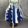 Scene Wear Lady Women's Dance Belly Costume Clothes Performances Training Dress Circle Dancing kjolar