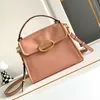 Genuine Leather Plain Shoulder Bag Totes Underarm Designer Handbag Purse Vintage Shopping Bags Crossbody Handbags Flip Women Wallet Adjustable strap