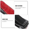 Interior Accessories 2 Pcs Car Glasses Holder Clips Fixing Clamp For Vehicle Plastic Sunglasses Rhinestone