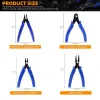 Equipments 4 Pieces Beading Pliers Jewelry Bead Crimping Pliers Flush Cutter Essential Tool for DIY Project and Jewelry Making Dropship