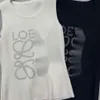 Loewee Designer Gilet Luxe Mode Voor Dames Dames Tanks Gebreide Trui Effen Kleur Met Elasticiteit Patchwork Slim Fit Vest