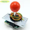 Joysticks Original Japan Sanwa Joystick JLFTP8YT Fighting rocker with Topball and 5pin wire for Jamma arcade game part