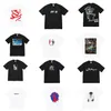 SS Ny upceme t-shirt rund hals rapsångare tryckt drake mönster korta ärm t-shirts för unisex små par mångsidiga lösa män tees halva ärm toppkläder