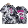 Плюс футболки World Tour 2024 Blink 182 Футболки для фанатов Tie Dye с круглым вырезом и короткими рукавами Мужская и женская футболка Подарок фанатам