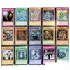 66 st engelska Yu Gi Oh-kort Yuh Yu-Gi-Oh-kortspelande spel Trading Battle Carte Dark Magician Collection Kids Christmas Toy Y1212 DHNM4